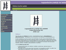 Tablet Screenshot of deladder.be